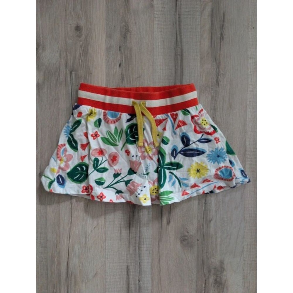 Mini Boden Flower Print Skort, 3-4T (v6)